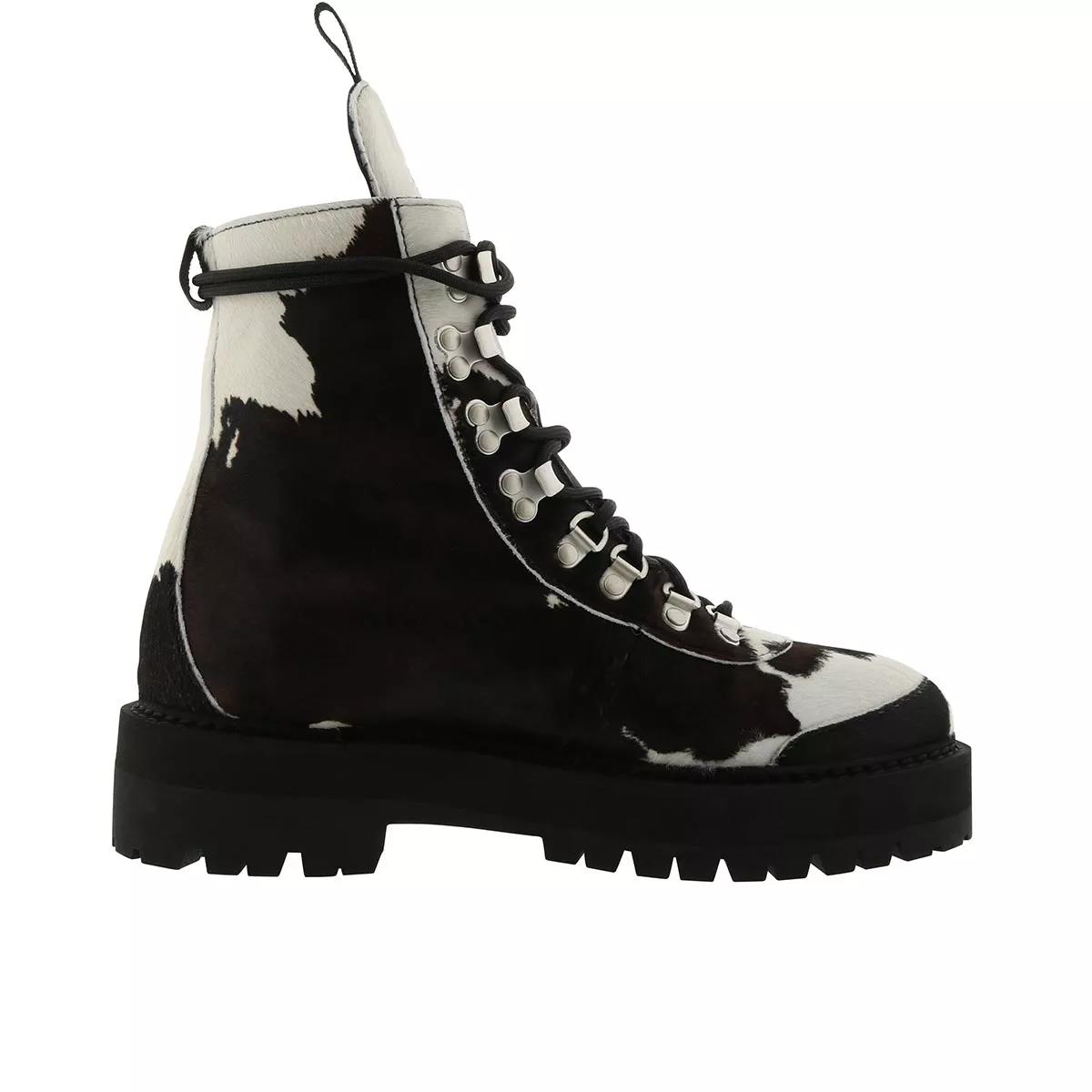 Off white lace up boots sale