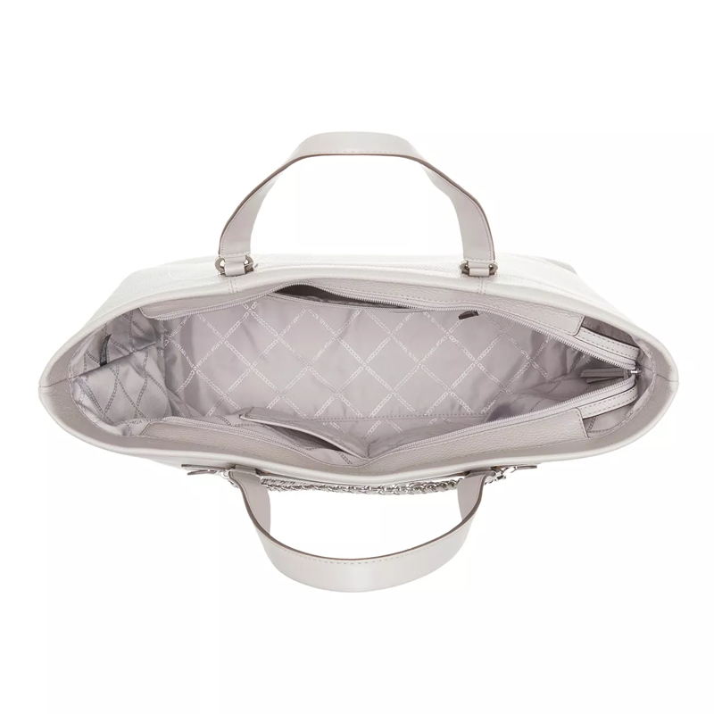 MICHAEL Michael Kors Shopper Slater Large Top-Zip Tote Pearl Grey(Image 5)