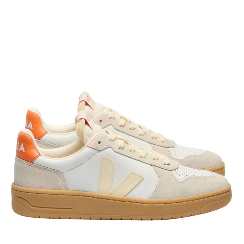 Veja Low-Top-Sneaker V82 Leather Pure Calcaire Fury