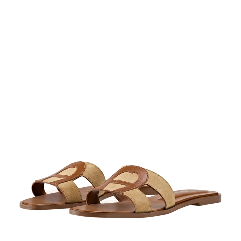 AIGNER Sandalen slide sandal LARA 1B beige