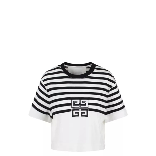 Givenchy 4G Stripes Cotton T-Shirt White 
