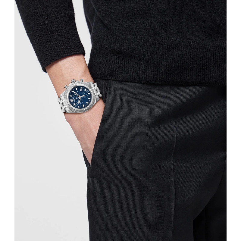 Versace Chronograph Quarz-Chronographenuhr Versace Fornax silber(Image 4)