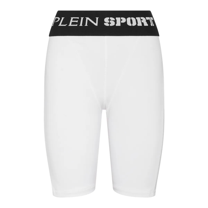 Plein Sport Leggings Jogging-Leggings Basic weiss