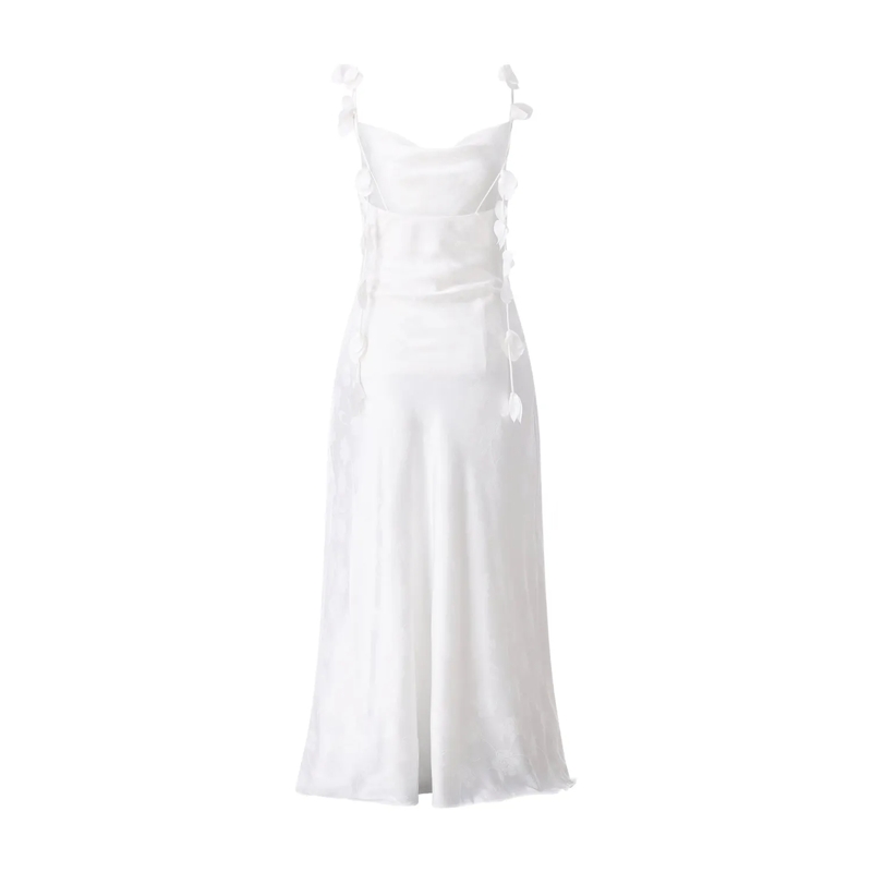 Rotate Maxi-jurk Midikleid mit Blumenmuster weiß(Image 3)