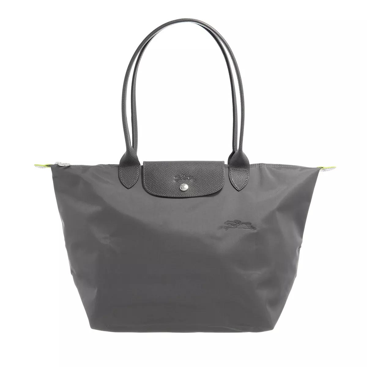 Longchamp Shopper - Le Pliage Green - Gr. unisize - in Gunmetal - für Damen