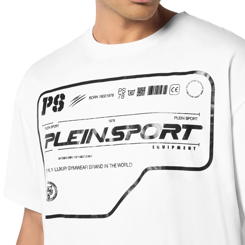 Plein Sport T-Shirt T-Shirt Rundhalsausschnitt Ss weiss(Image 5)