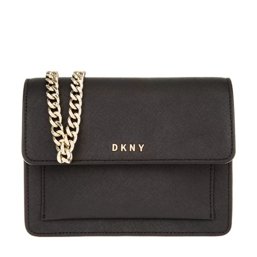 DKNY Bryant Park Chain Item Mini Flap Crossbody Black Crossbody Bag