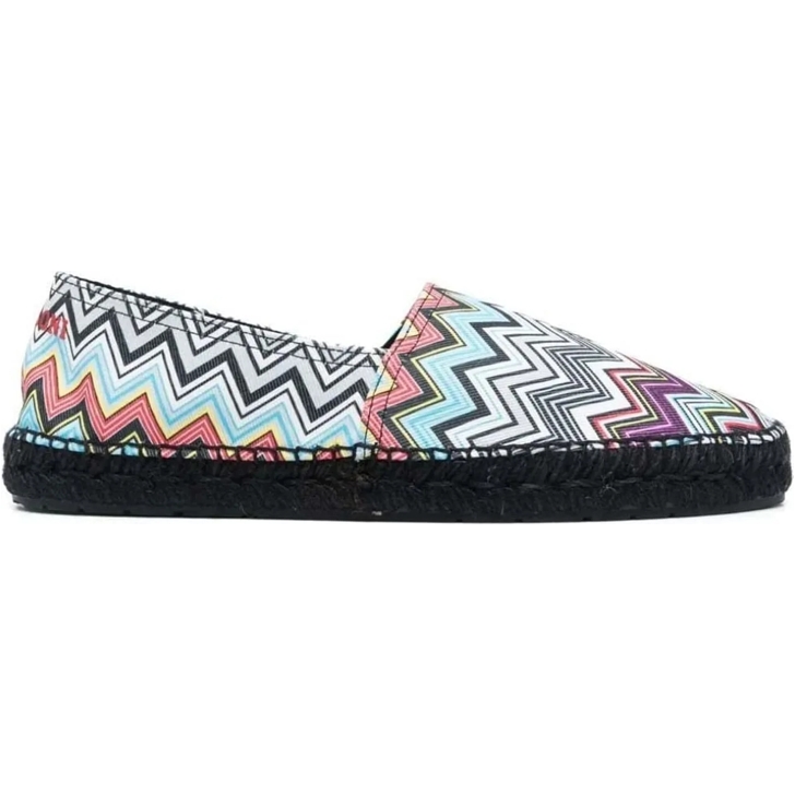 Missoni Zig Zag Pattern Espadrilles mehrfarbig sneaker basse