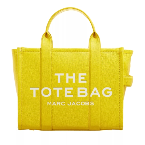 Marc Jacobs The Leather Medium Tote Bag Yellow | Tote