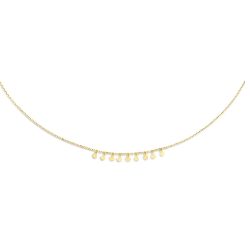 Jackie Gold Mittellange Halskette Kette Gold