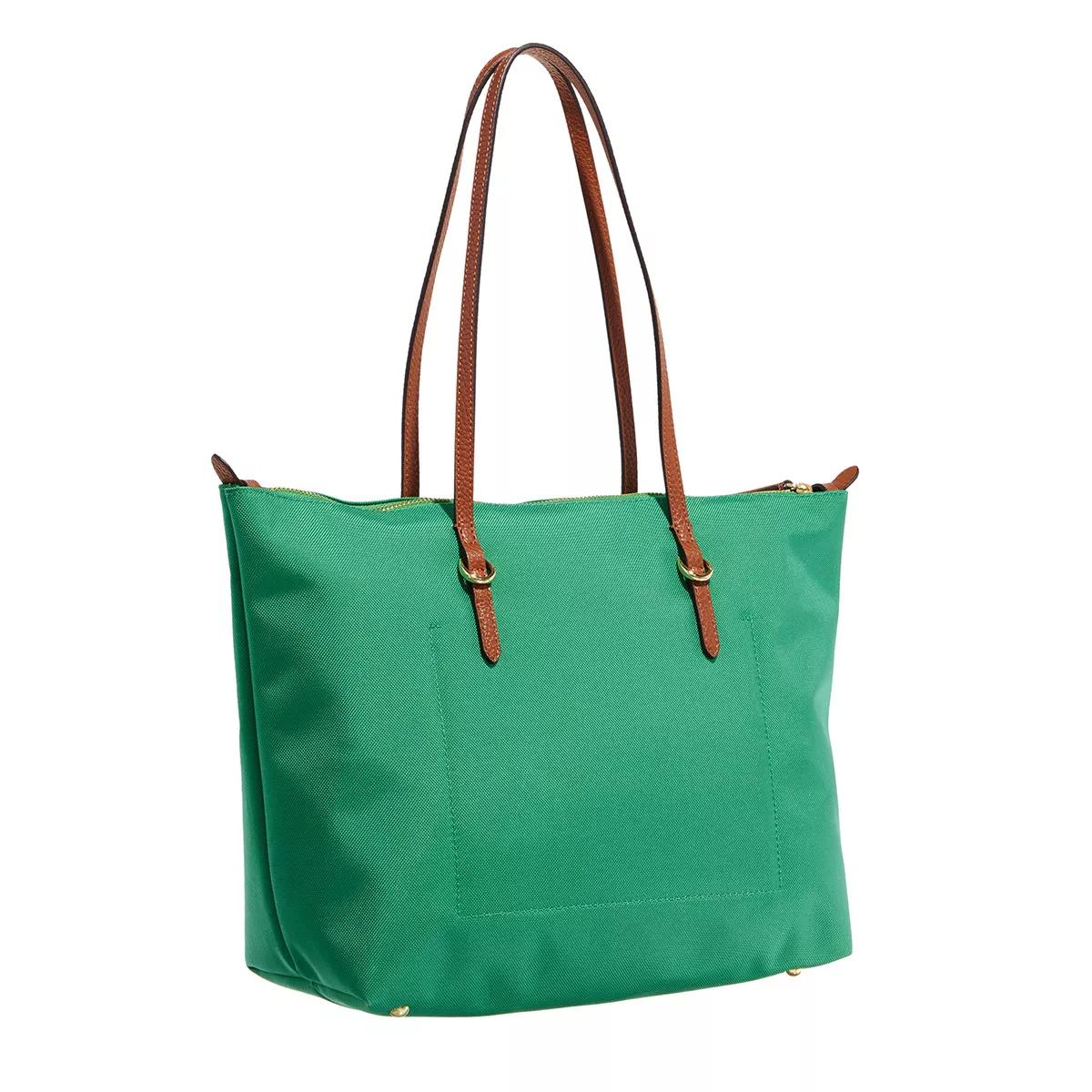 Lauren Ralph Lauren Keaton 26 Tote Medium Green Topaz Shopping Bag