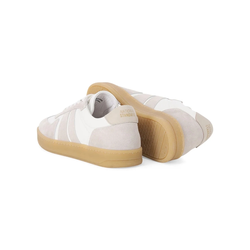 National Standard Schnürschuhe Sneaker aus Leder beige(Image 3)