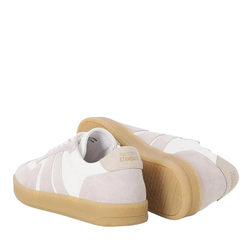 National Standard Schnürschuhe Sneaker aus Leder beige(Image 3)