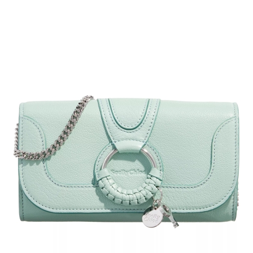 See By Chloé Hana Sbc Long Wallet Blowy Blue Wallet On A Chain