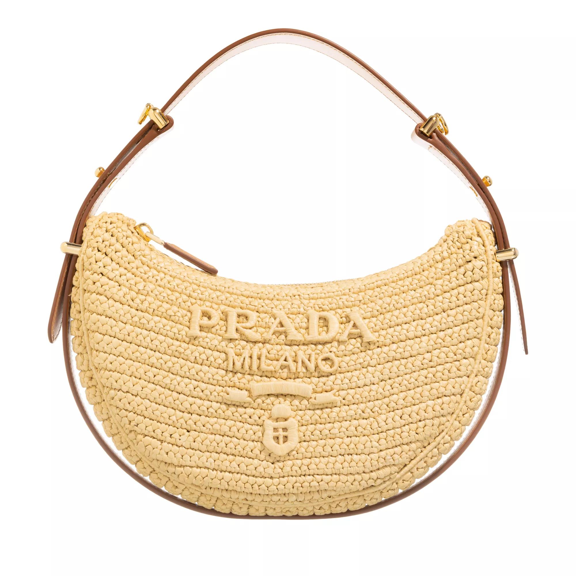 Prada Crossbody Bags - Arqué Underarm - Gr. unisize - in Beige - für Damen