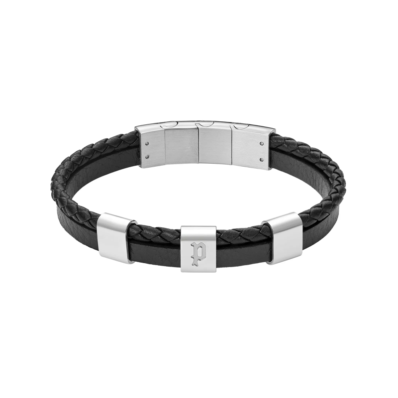 Police Armband Armband Unity- Herrenarmband- Farbe: schwarz-  schwarz(Image 2)