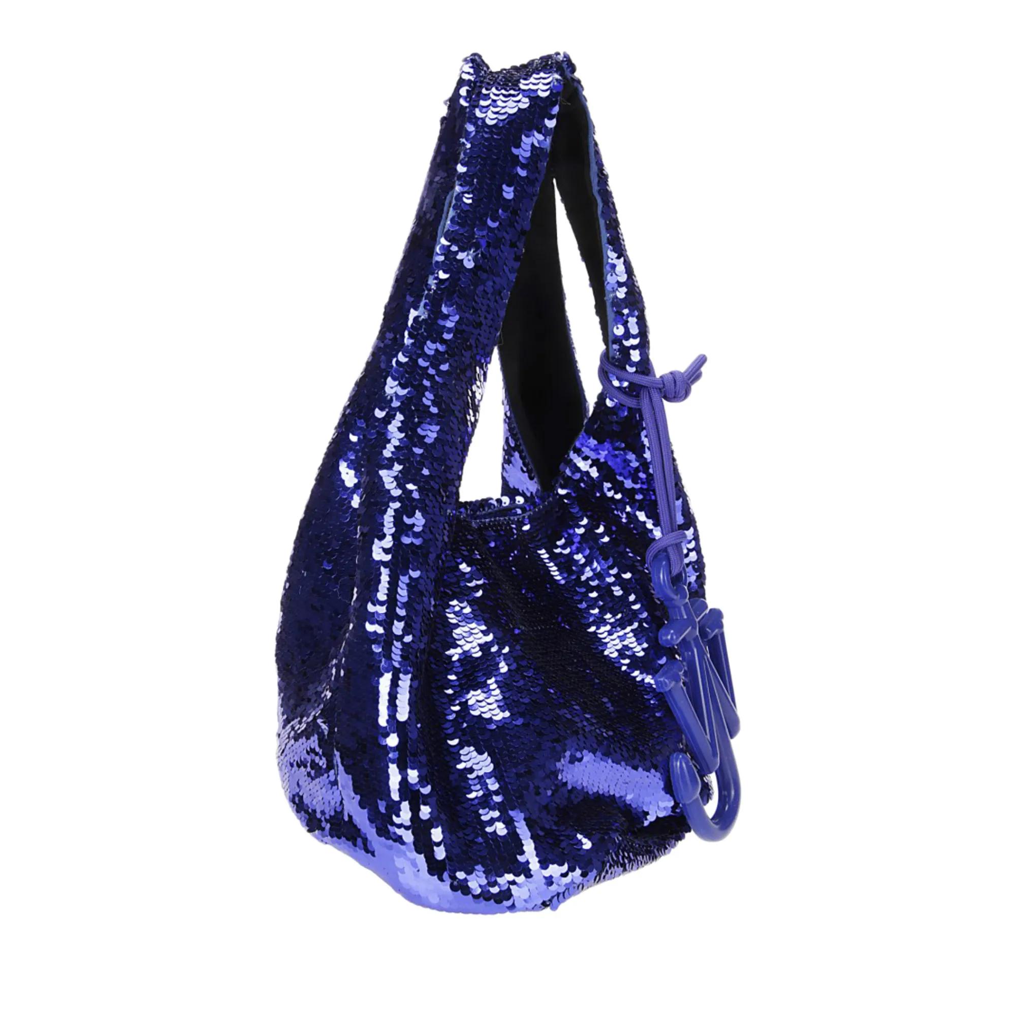 JW Anderson Paillet Mini Tas met Dubbele Schouderband Blue Dames