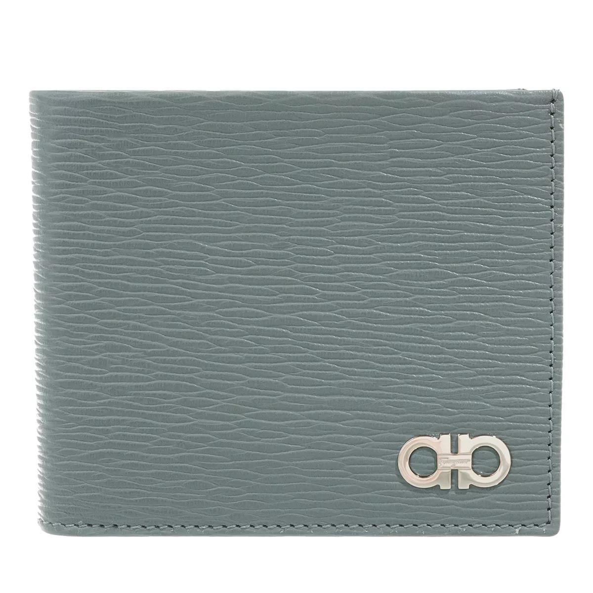 Blue ferragamo clearance wallet