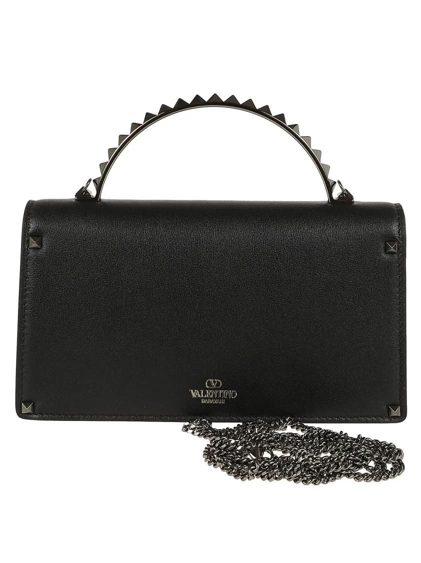 Valentino Garavani Crossbody bags Rockstud Mini Bag in zwart
