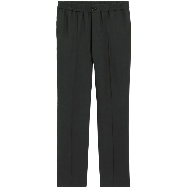 AMI Paris Pantalon Tailored Grey Trousers Black