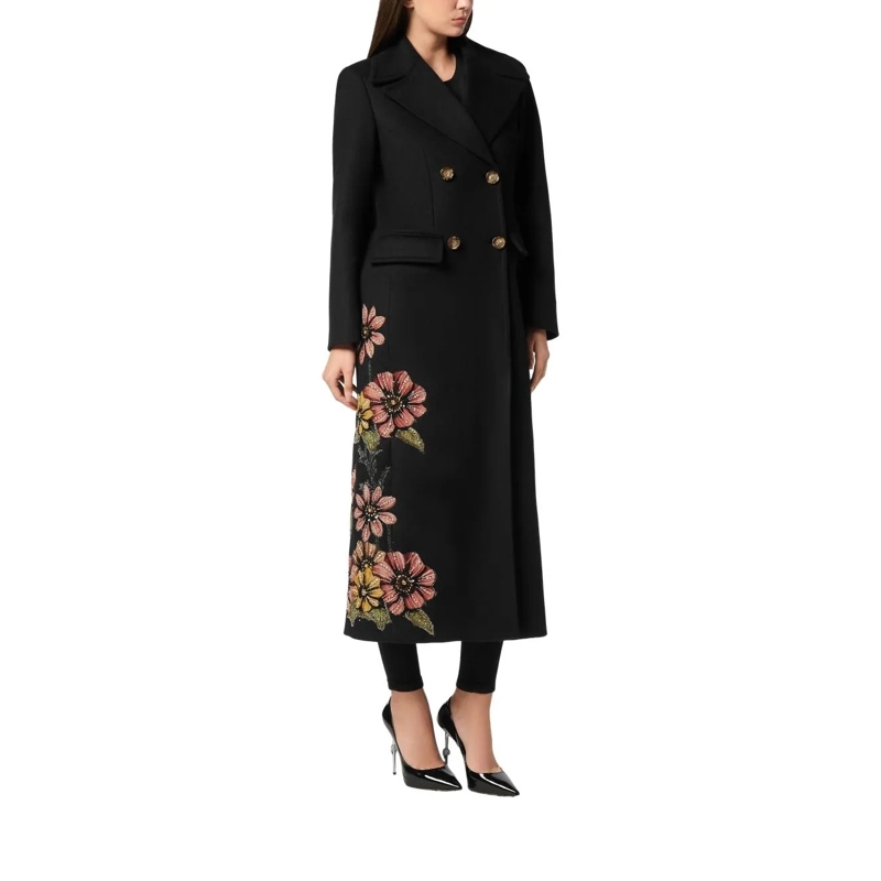 Philipp Plein Wintermantel Coat Long schwarz(Image 3)