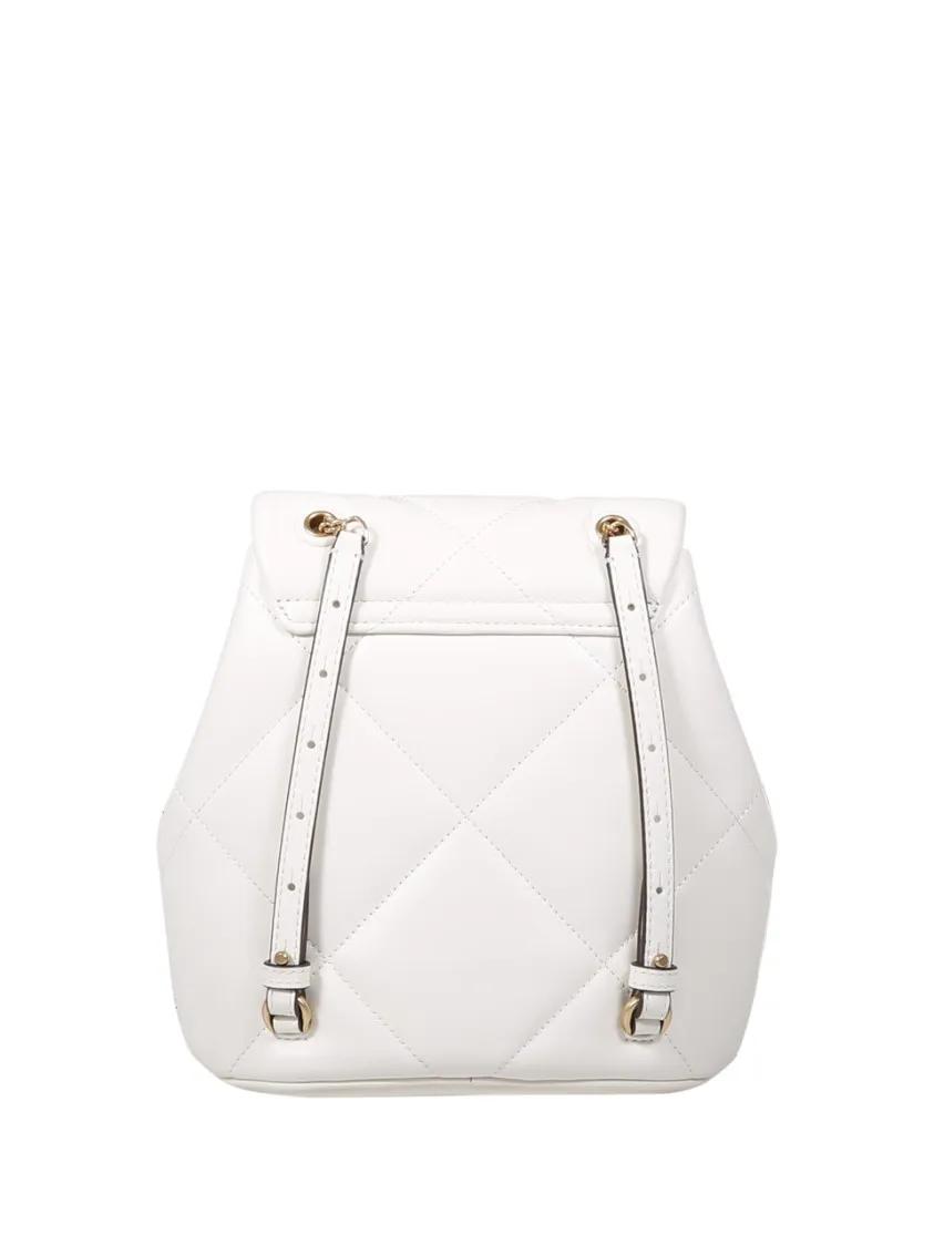 TORY BURCH Rugzakken Kira Diamond Quilt Mini Backpack in wit