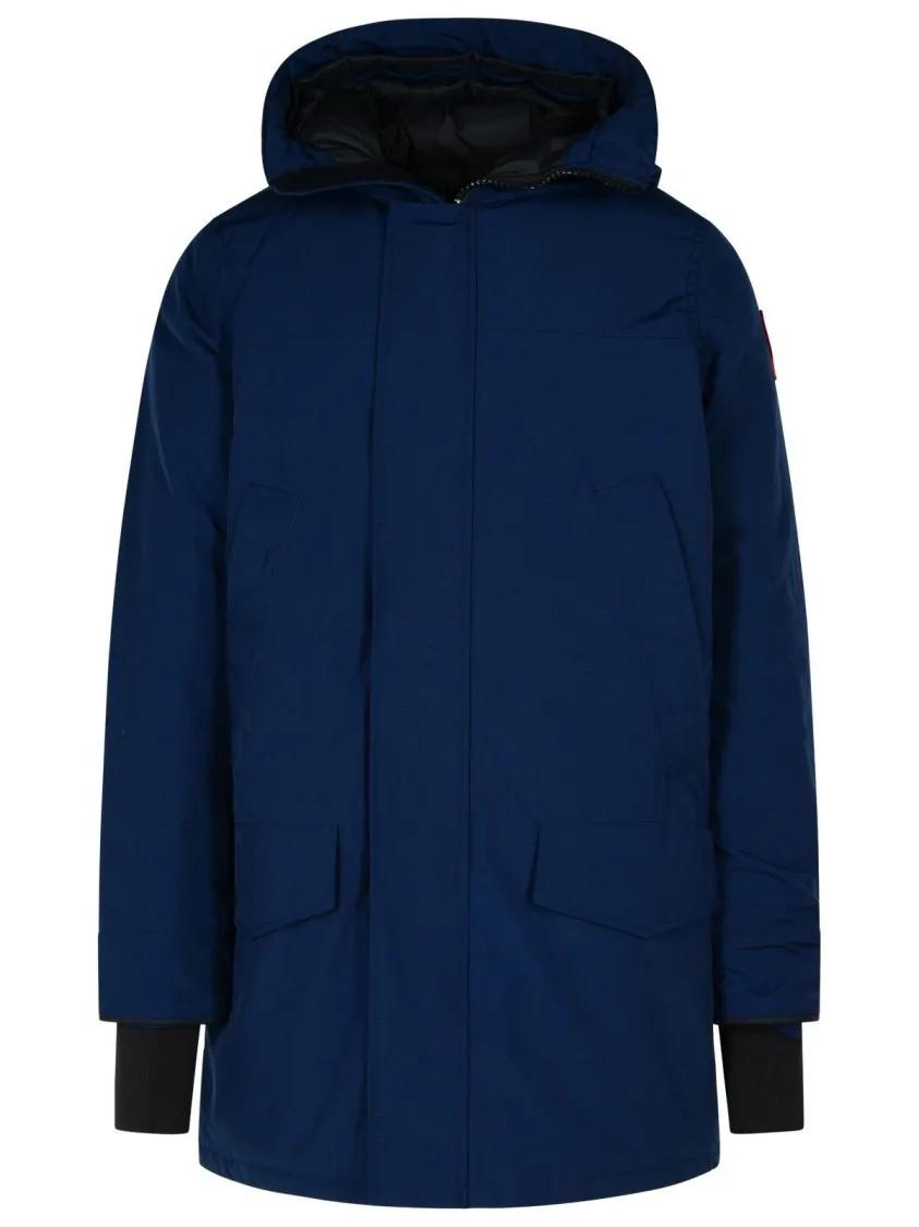 Canada Goose - Langford%27 Navy Polyester Blend Parka - Größe M - blau