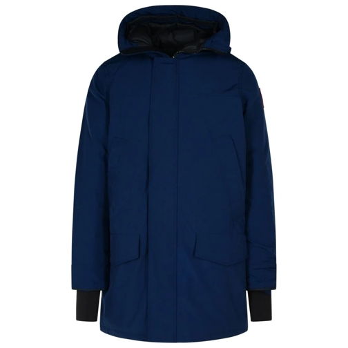 Canada Goose Langford' Navy Polyester Blend Parka Blue Parka-Mäntel