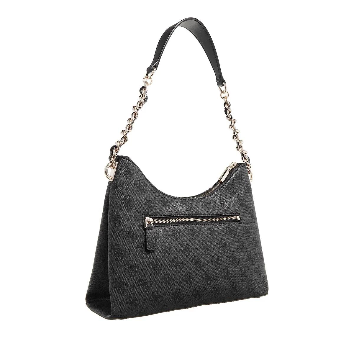 Guess Crossbody bags Izzy Top Zip Shoulder Bag in donkergrijs