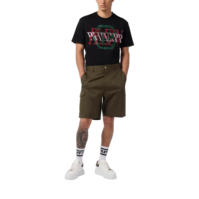 Philipp Plein Shorts Cargo Shorts grün(Image 3)