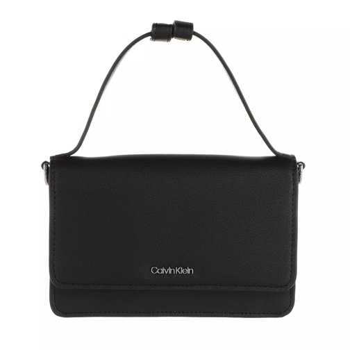 Calvin Klein CK Must Flap Mini Bag With Wallet CK Black Wallet On A Chain