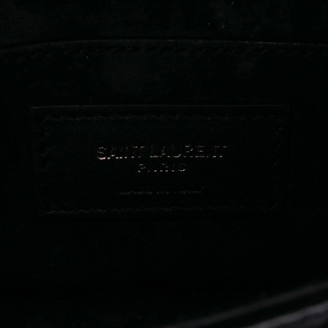 Thumbnail - Saint Laurent Hobo Bags - Small Metallic Striped Canvas Monogram Sunset Cros - Gr. unisize - in Rot - für Damen