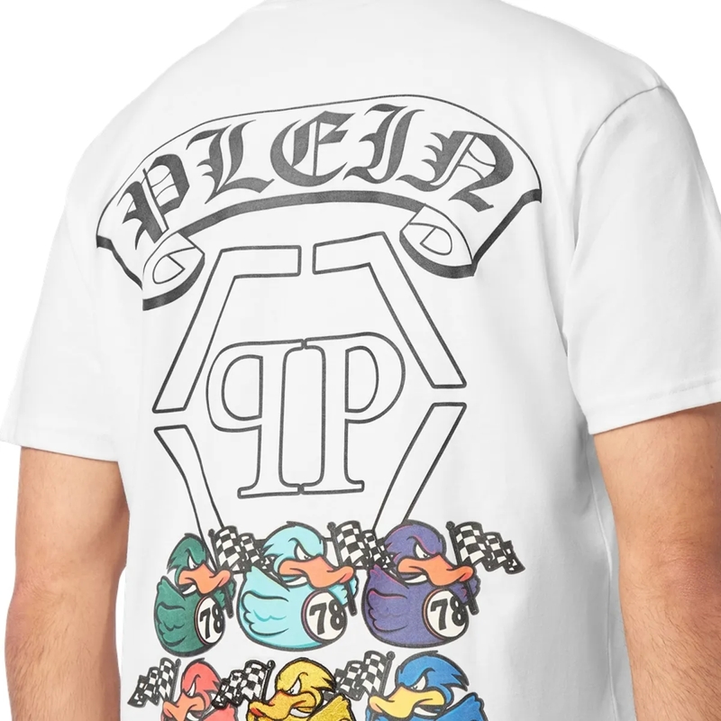 Philipp Plein T-Shirt T-Shirt Duck weiss(Image 5)