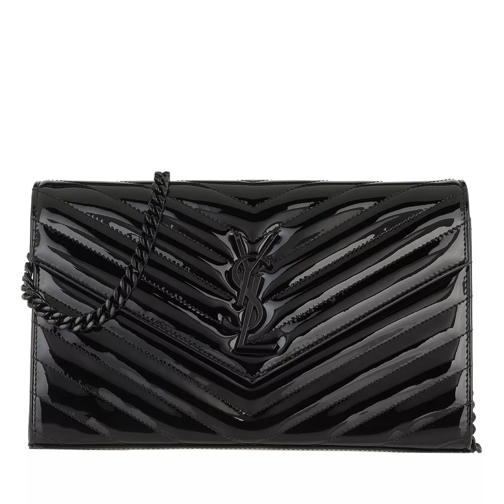 Saint Laurent Monogramme Chain Wallet Black Pochette-väska