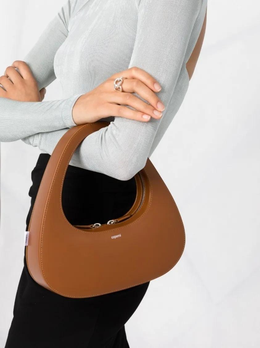 Coperni Crossbody bags Baguette Swipe Bag In Classic Black in bruin