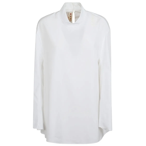 Marni Blusen White Cotton Top White