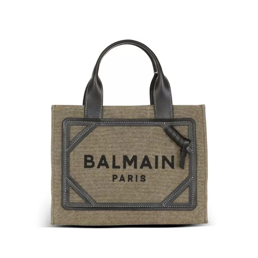 Balmain Fourre-tout Small B-Army Logo Tote Bag Grey