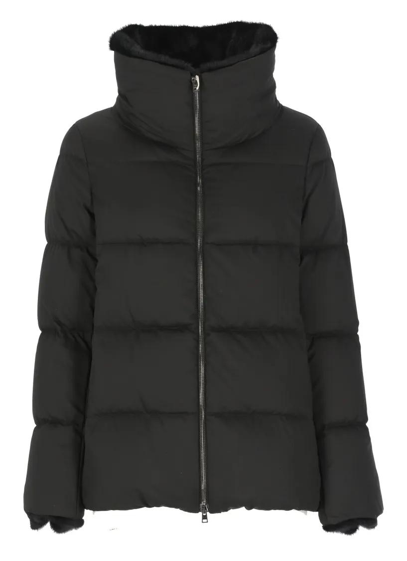 Herno - Quilted Down Jacket - Größe 42 - schwarz