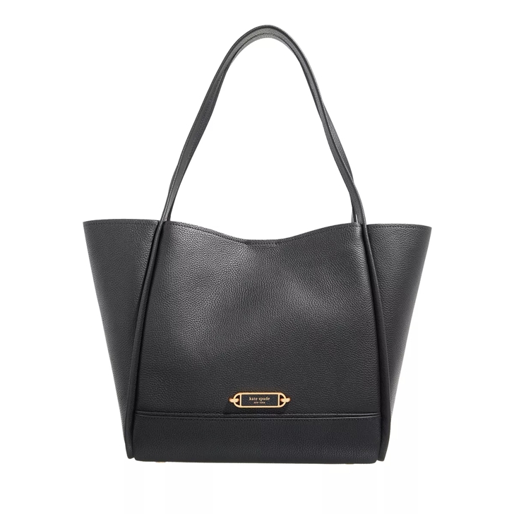 Kate Spade New York Gramercy Pebbled Leather Black Shopping Bag