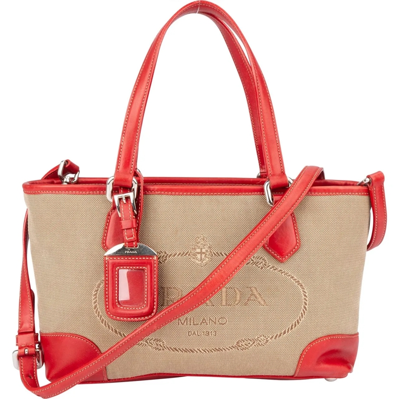 Prada Schultertasche Prada Classic Jacquard Handbag mehrfarbig