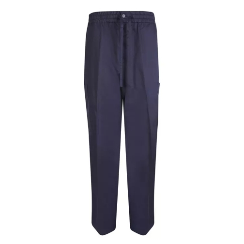 Kenzo Cargo Jogging Trousers Blue Pantaloni cargo