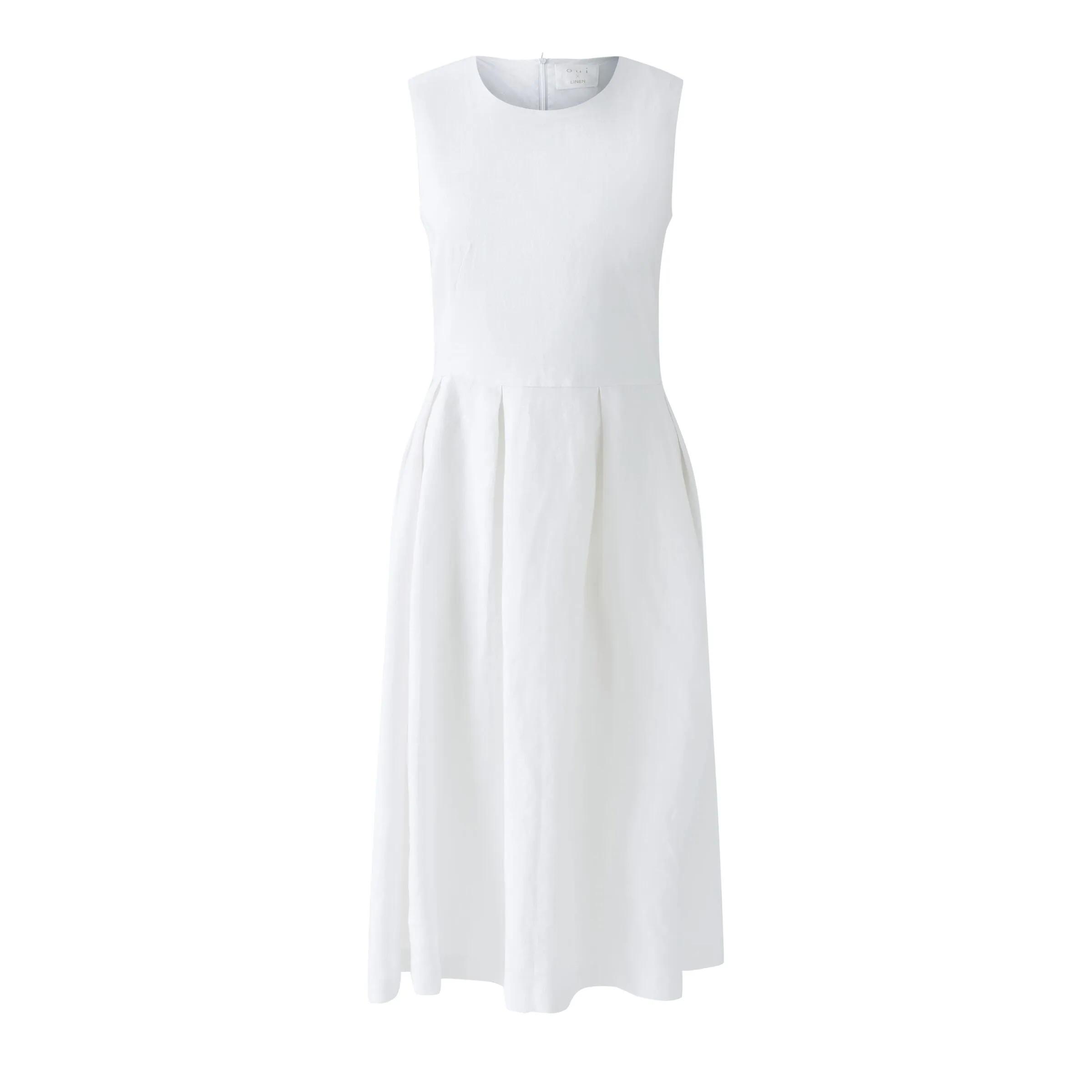 Thumbnail - Oui - Midikleid - Größe 36 DAMEN B - weiß