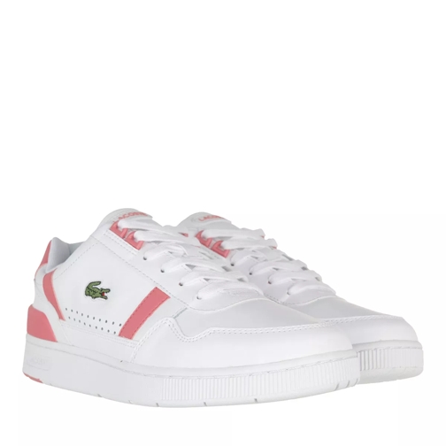 Lacoste T-Clip     White Dark Pink Low-Top Sneaker