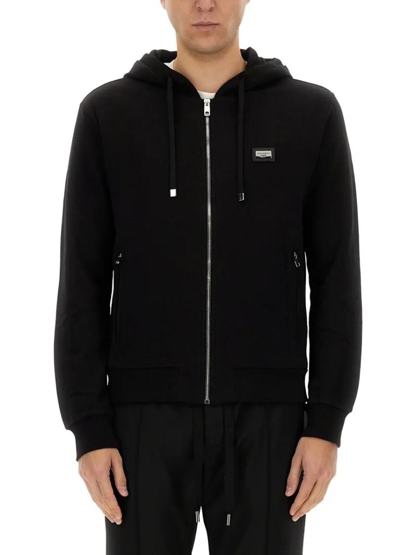 Thumbnail - Dolce&Gabbana - Jersey Sweatshirt - Größe 52 - schwarz