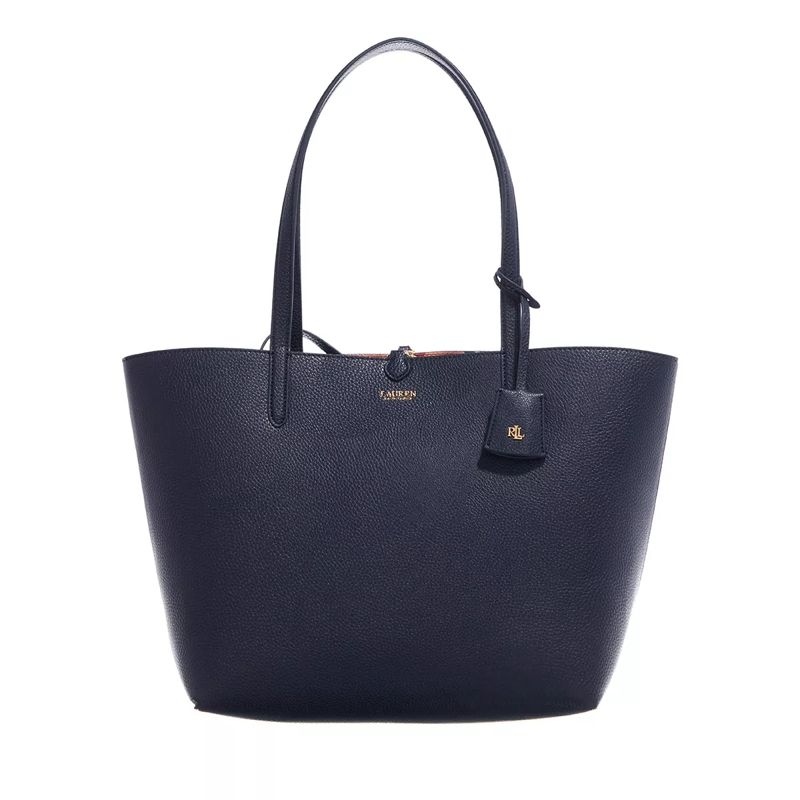Lauren Ralph Lauren Shopper Rvrsble Tote Large Refined Navy/Island Lndscpe Flr
