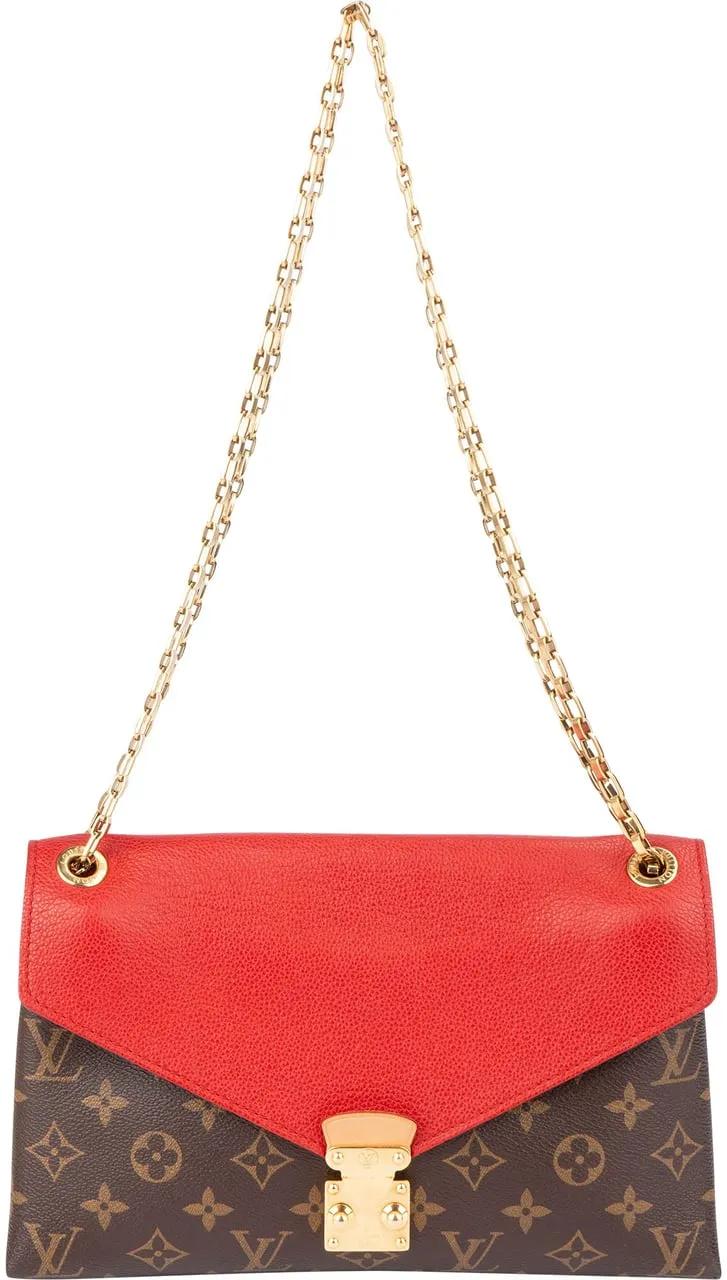 Thumbnail - Louis Vuitton Crossbody Bags - Louis Vuitton Canvas Monogram Pallas Chain Crossbo - Gr. unisize - in Braun - für Damen