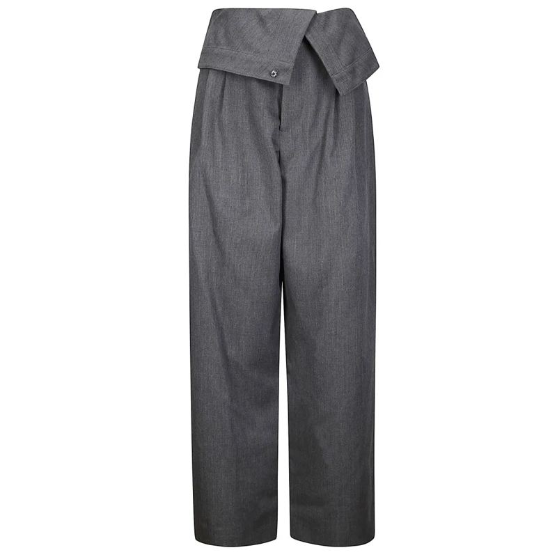 J.W.Anderson  Wide-Leg Pants With Side Pockets Grey