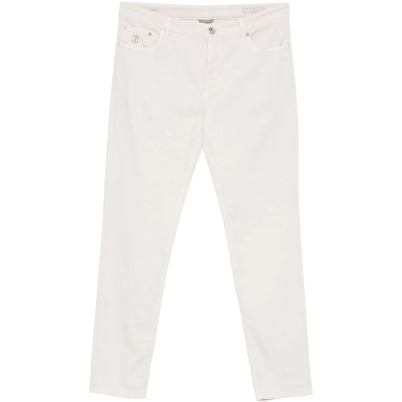 Brunello Cucinelli Jeans mit geradem Bein Trousers Grey grau