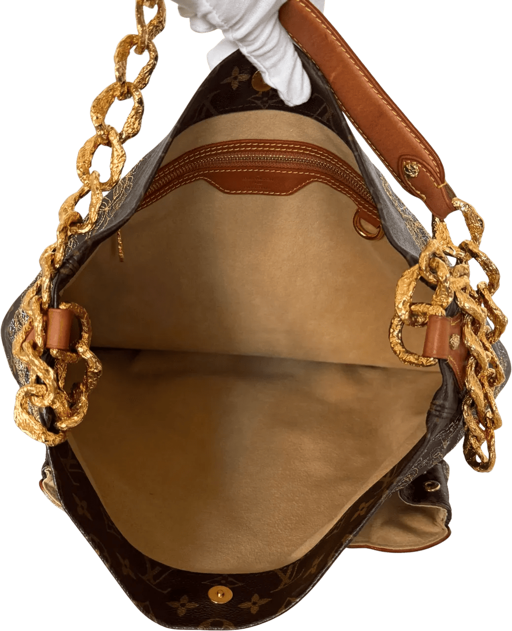 Thumbnail - Louis Vuitton Hobo Bags - Louis Vuitton Limited Edition Monogram Dentelle He - Gr. unisize - in Braun - für Damen