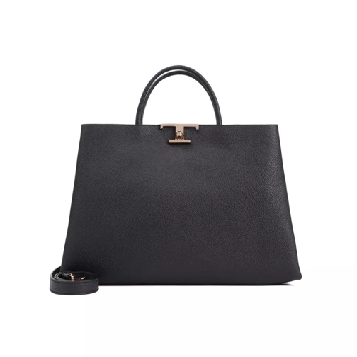 Tod's T Timeless Shopping Bag Black Shopper